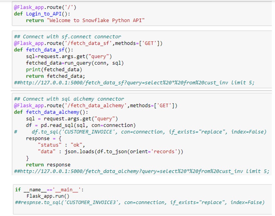 Snowflake Python REST API Cloudyard