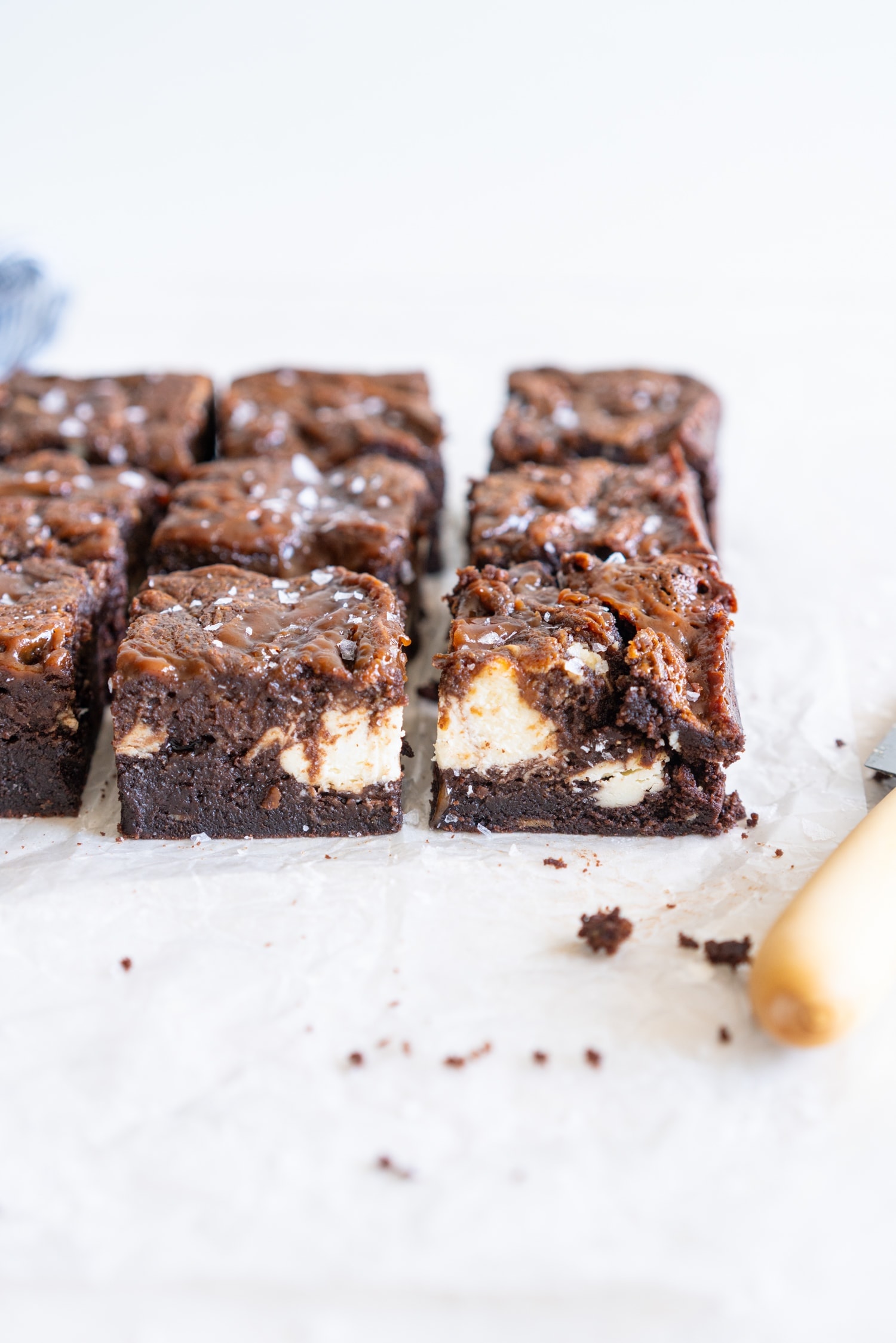 Peanut Butter Caramel Cream Cheese Swirl Brownies Cloudy Kitchen