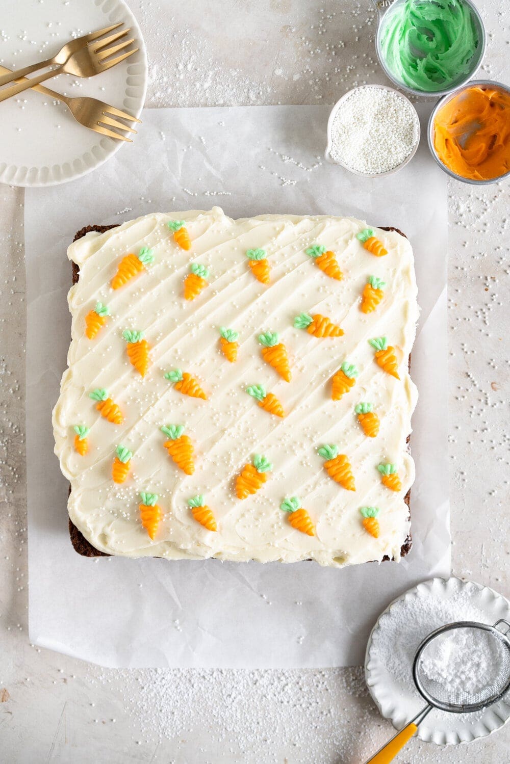 Carrot Snack Cake with Cream Cheese Frosting Cloudy Kitchen