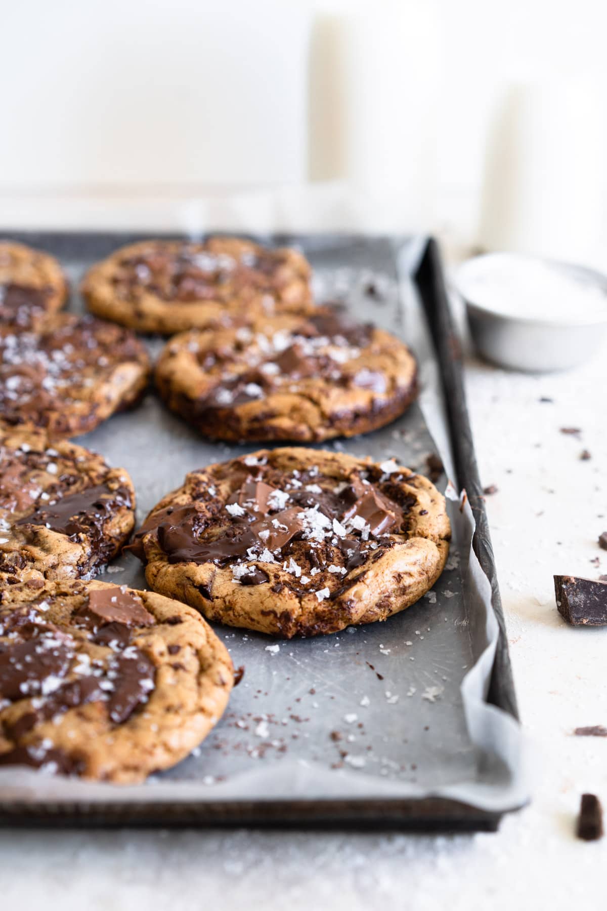 Small Batch Olive Oil Chocolate Chip Cookies Cloudy Kitchen