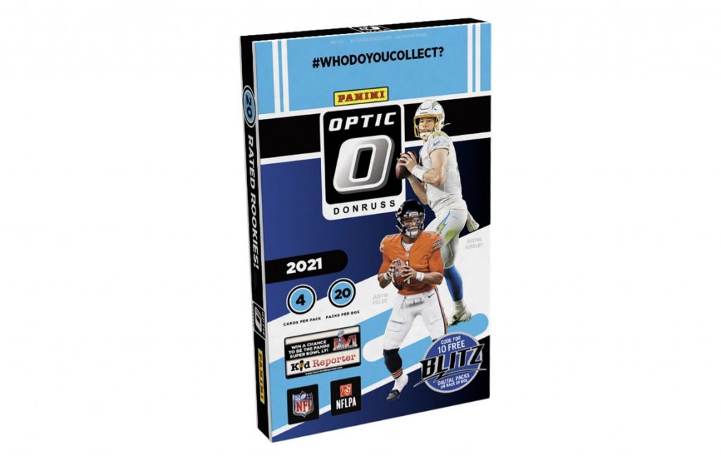 GB18,541 *HIGH END* DOUBLE UP FOOTBALL BREAK 2021 PANINI DONRUSS OPTIC HOBBY BOX FOOTBALL