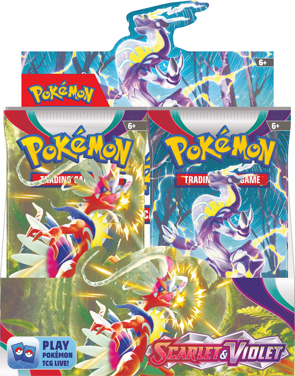 Pokemon Scarlet and Violet Sealed Booster Box CloutsnChara