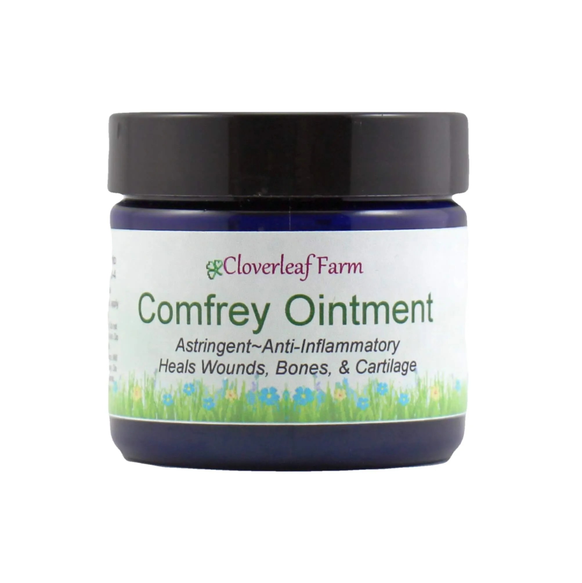 Comfrey Herbal Ointment, 2oz Cloverleaf Farm