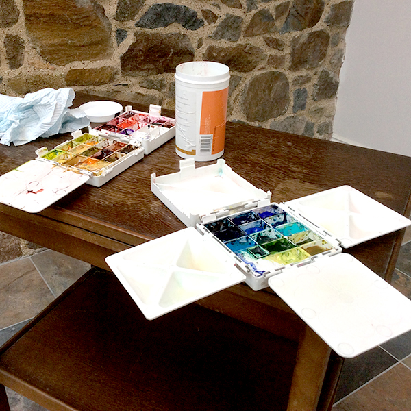 Storage Box Cloverleaf Paintbox Artists' Supplies