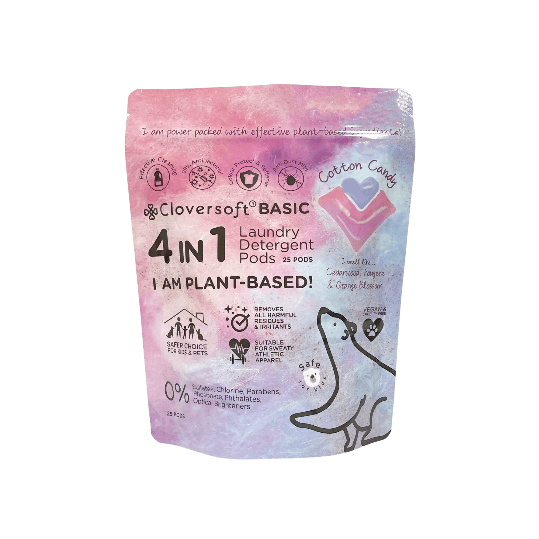 Cotton Candy 4in1 Laundry Pods Safe for Kids
