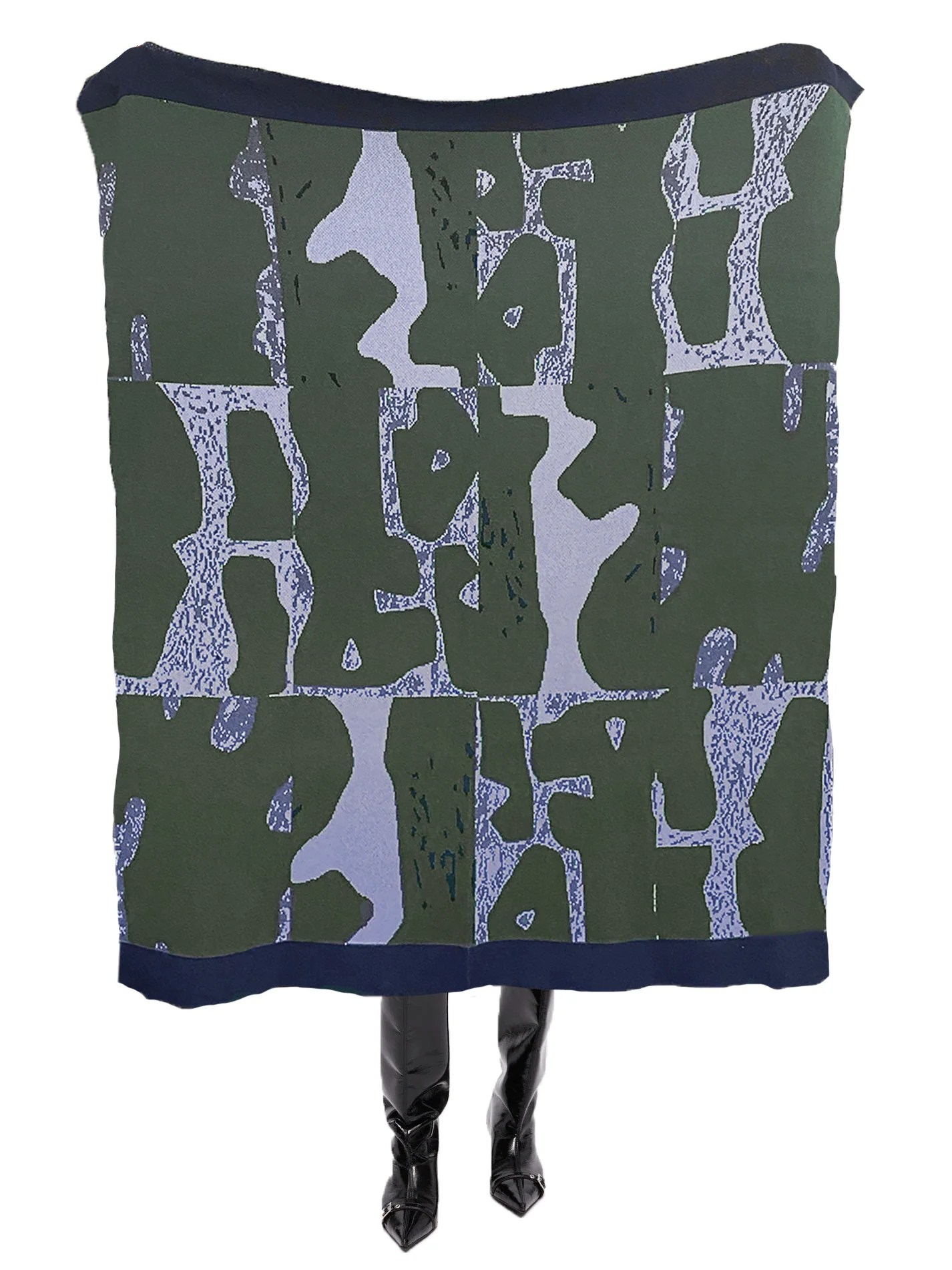 Formation Knit Throw Blanket Clr Shop