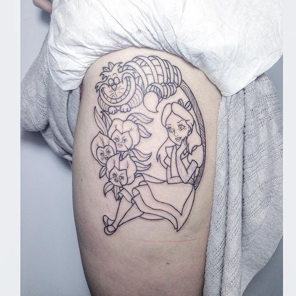 Cheshire Cat Tattoos Conceptions - Club Tatouage