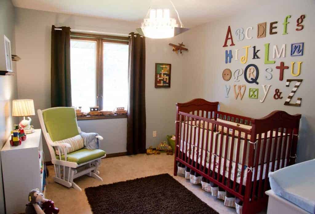 Vintage Toy Inspired Nursery on a Budget!