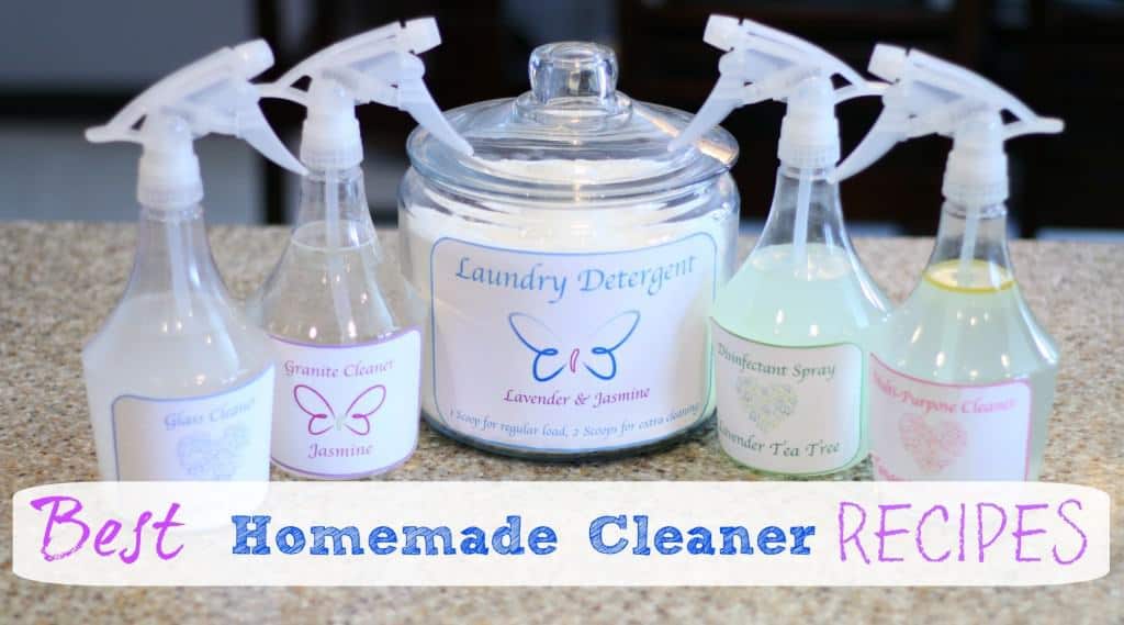 Best Homemade Natural Cleaners Recipe! Clutterbug