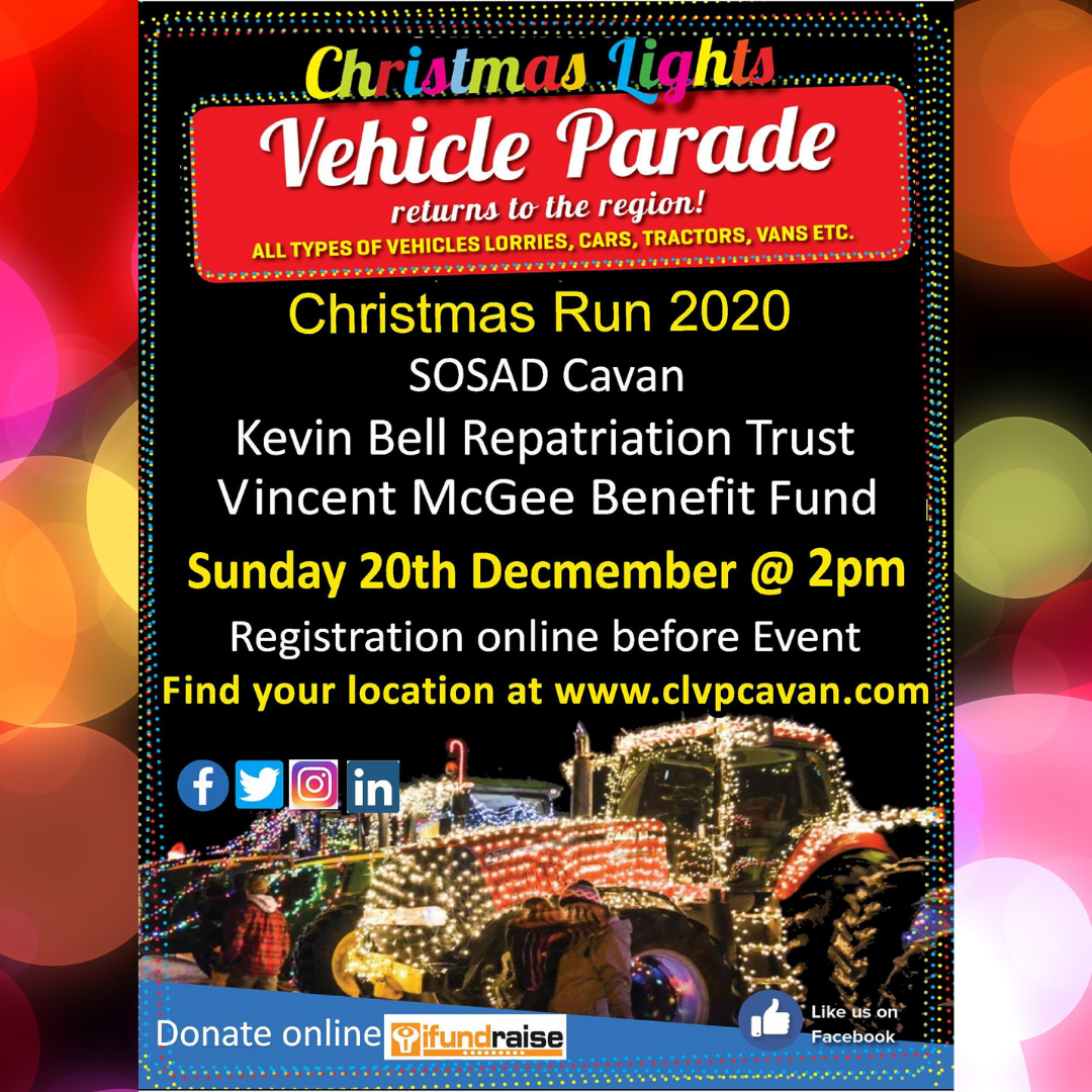 Christmas Lights Vehicle Parade Cavan Supporting local causes