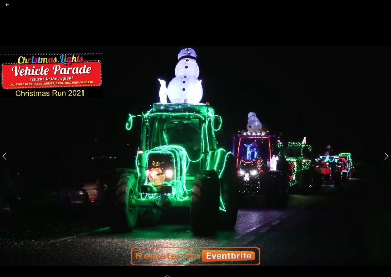 2021 Event Christmas Lights Vehicle Parade Cavan