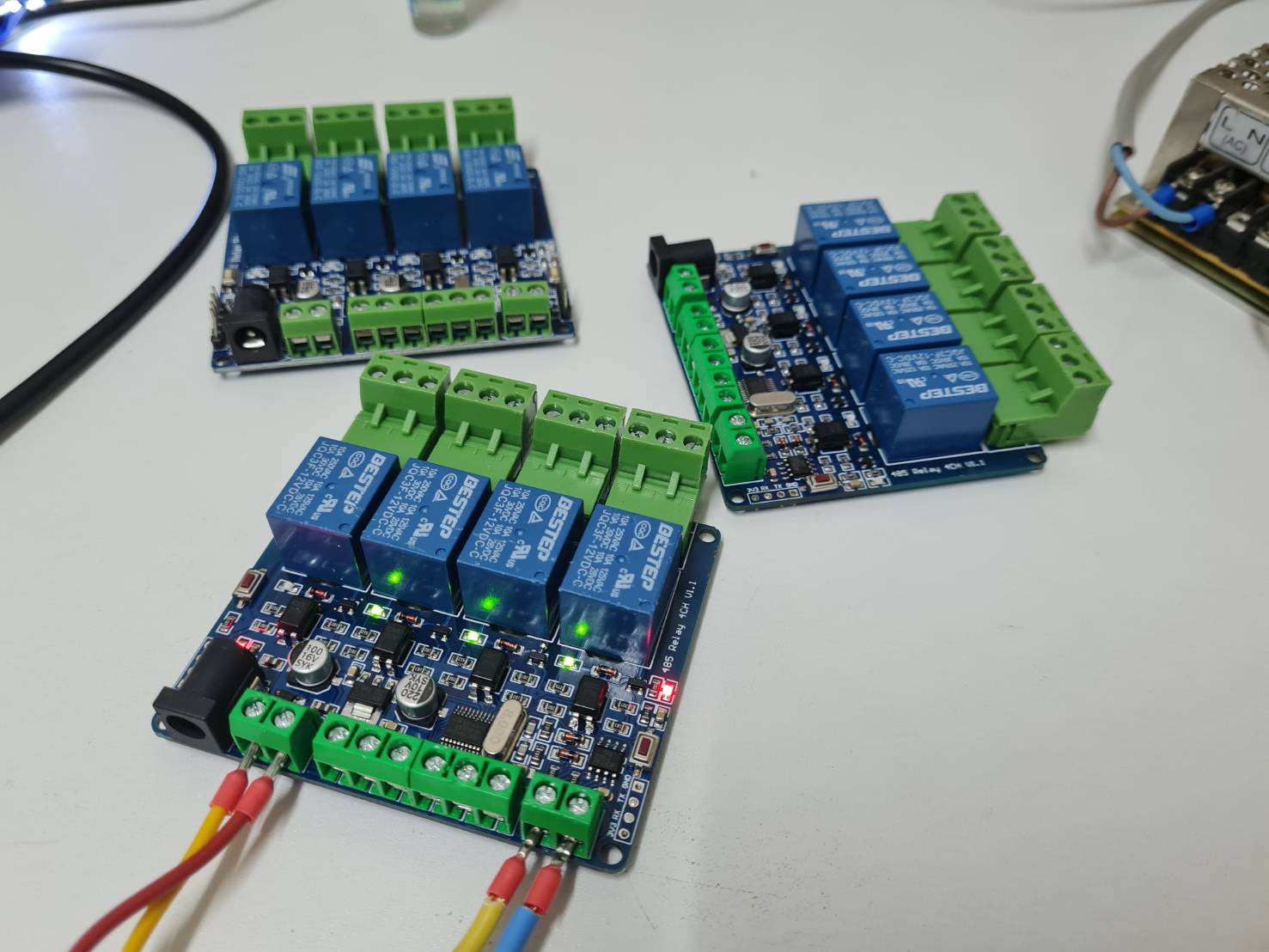 Modbus RTU 4 Channel Relay Module 12V RS485 miniature innovation