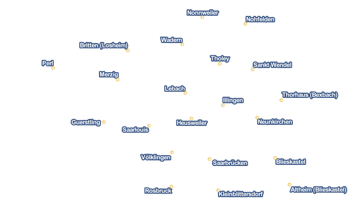 Wetter Saarland. Wettervorhersage und Wetteraussichten für Saarland