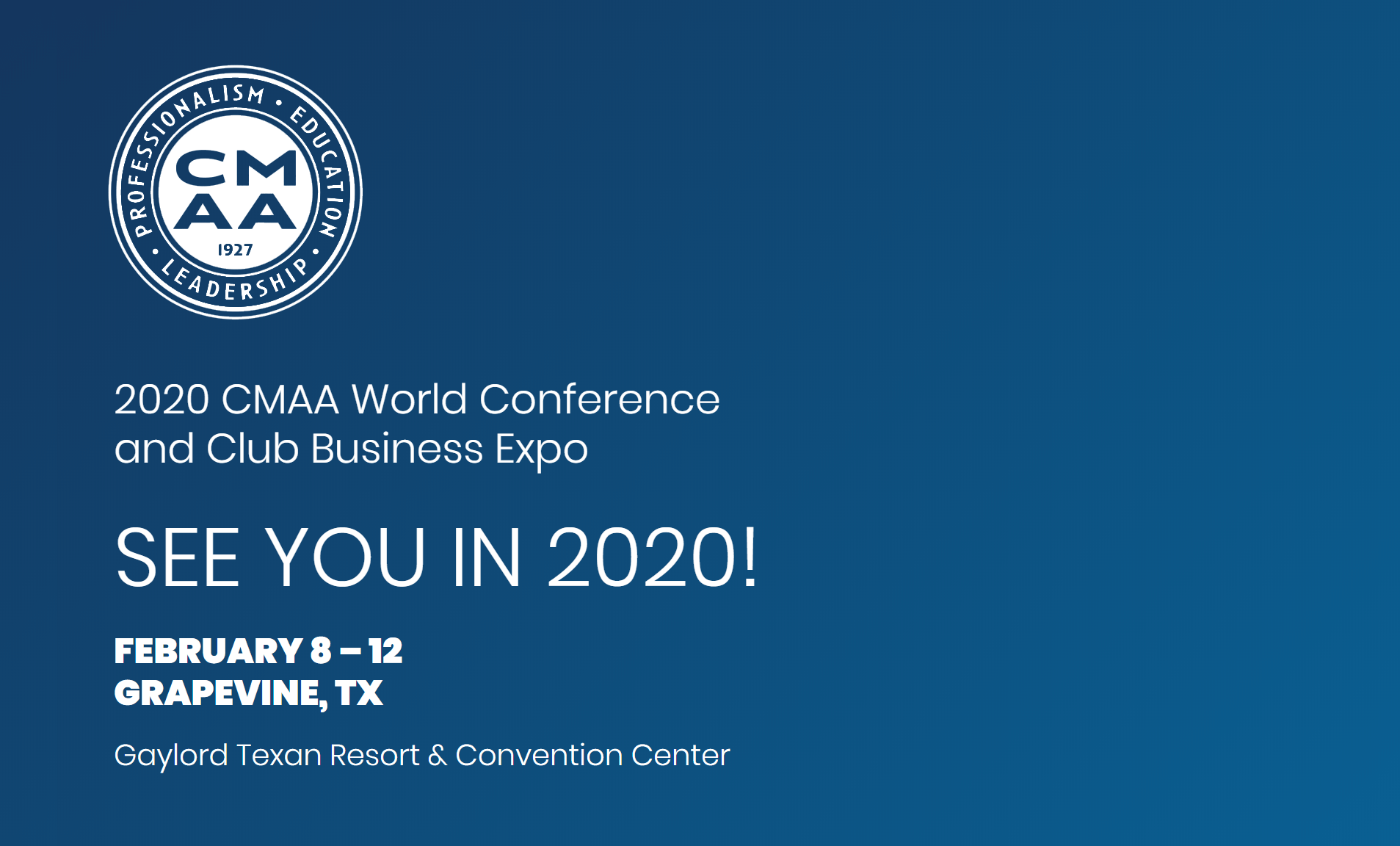 CMAA World Conference and Club Business Expo CMAHK