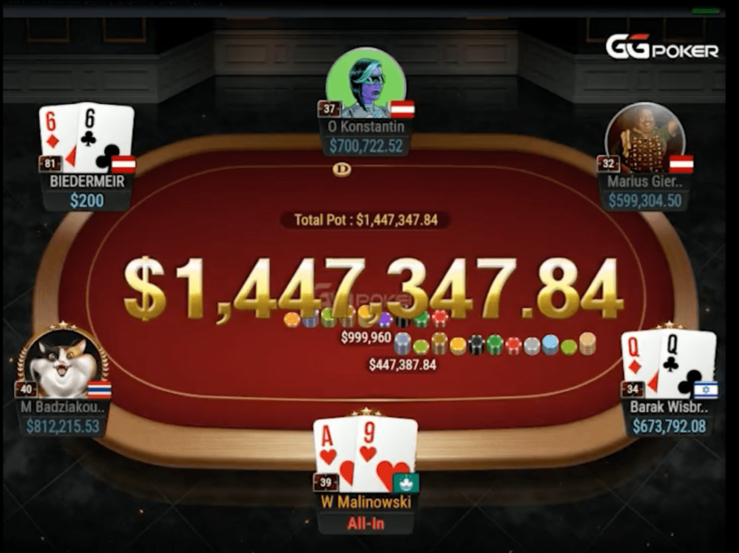 Two record pots in online poker in 2 hours at GGPoker