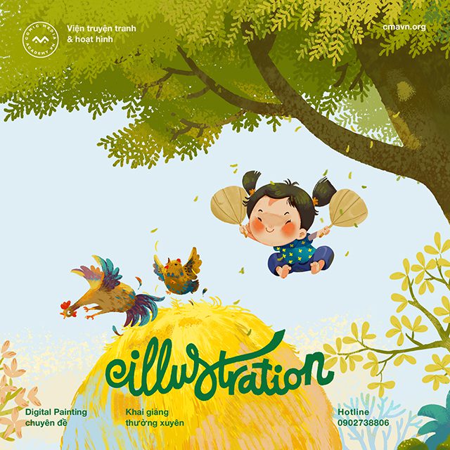 Khóa Học Digital Painting Online illustration (Vẽ Minh Họa) Comic