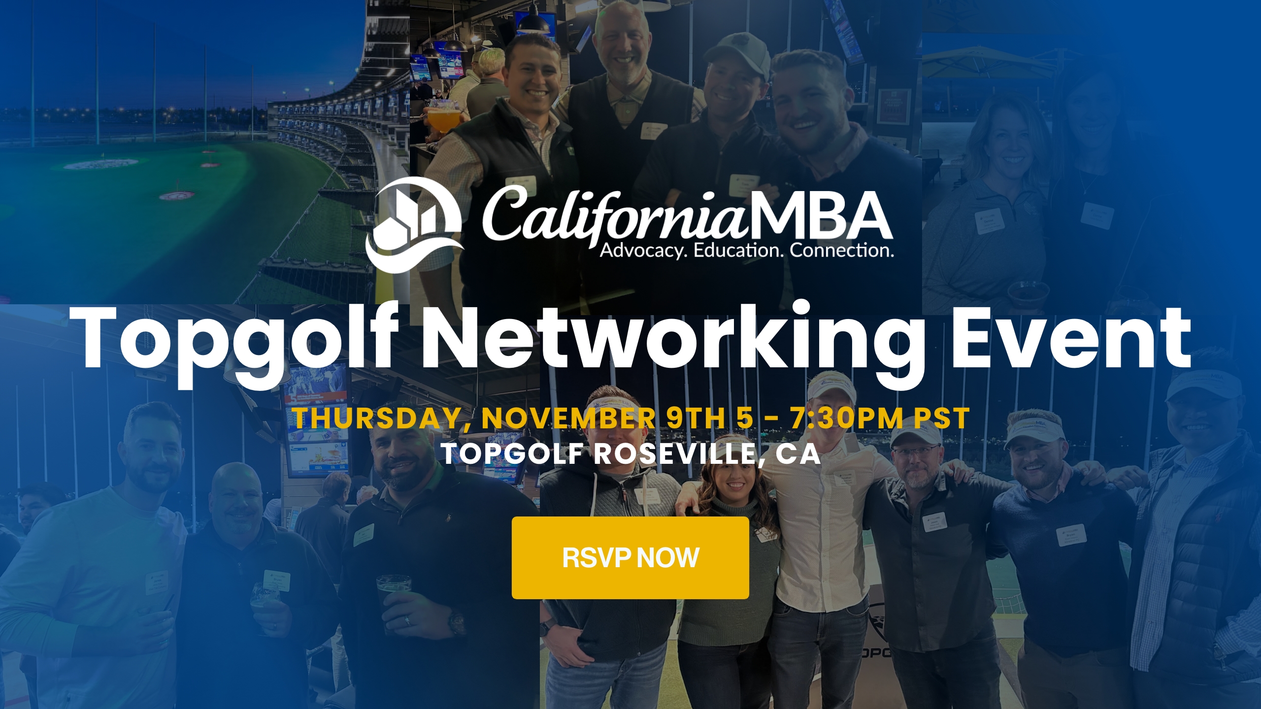Topgolf Networking Event California MBA