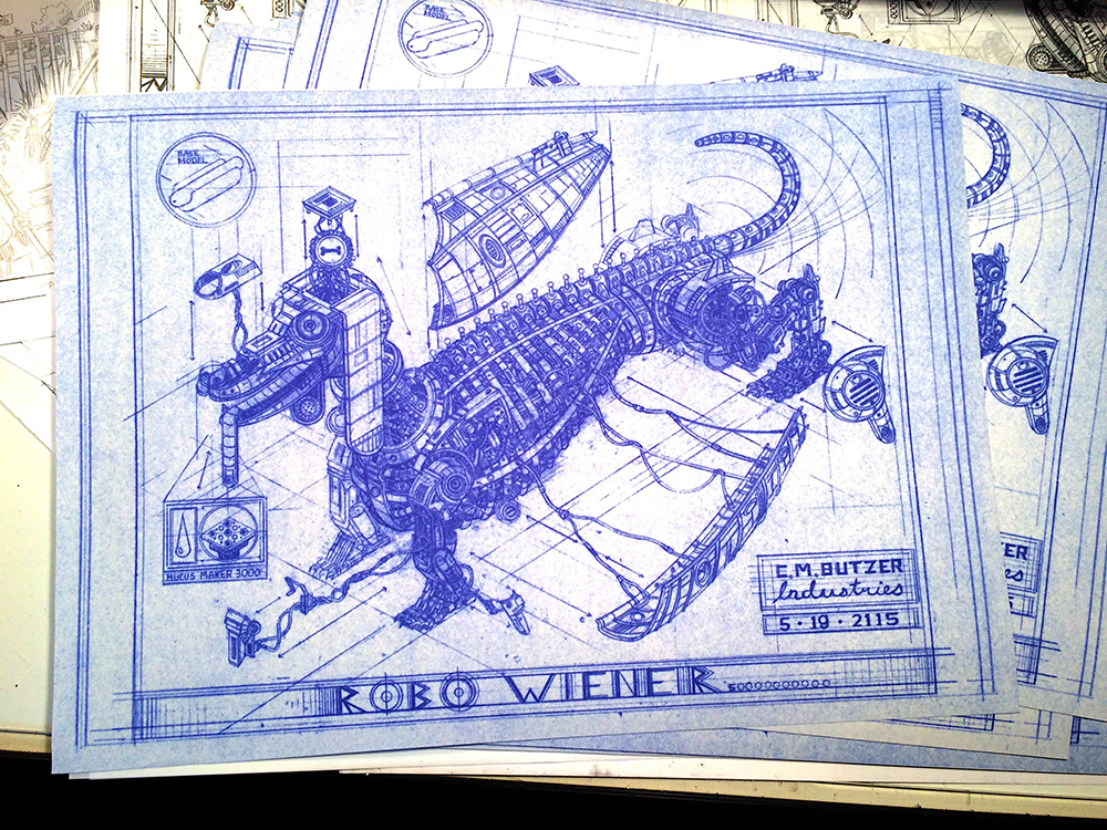 c.m.butzer » Robo Wiener Diazo Printing Quest