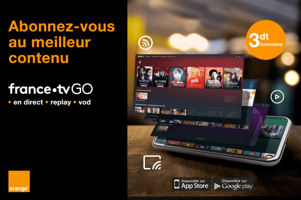 FRANCE TV ET ORANGE TUNISIE LANCENT L'APPLICATION FRANCE.TV GO CMCA