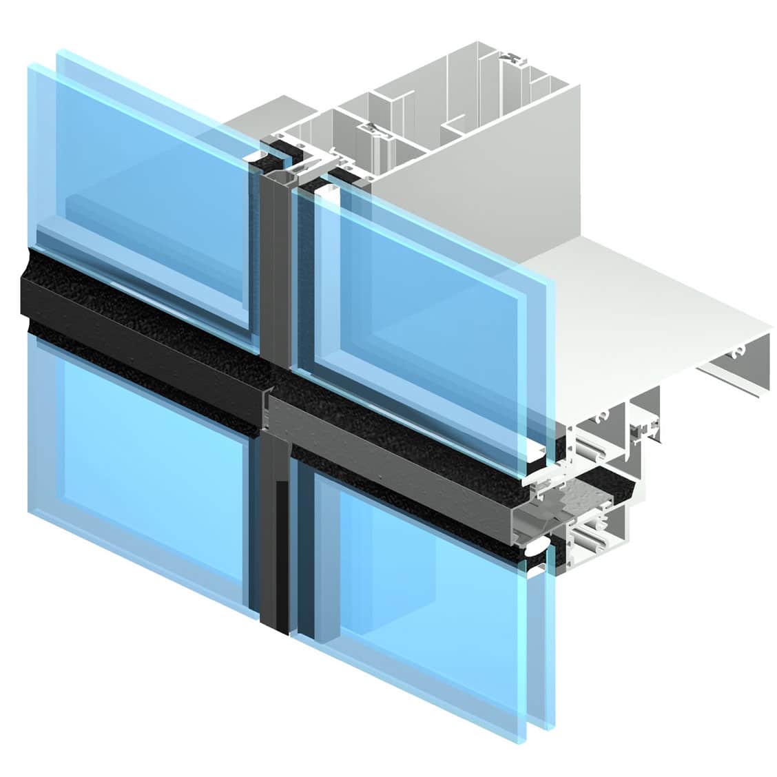 Hybrid Unitized Curtainwall System (HUC) Custom Metal Contracting