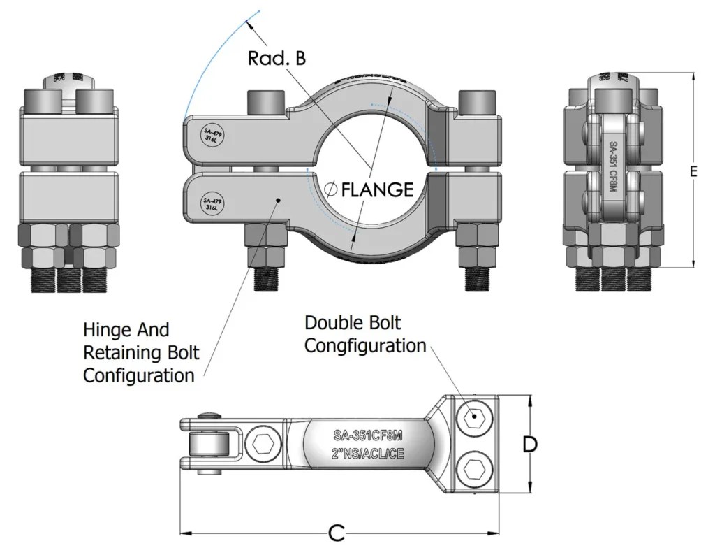 Advanced Couplings Standard Clamps
