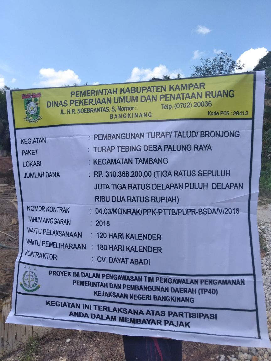 Dituding Proyek Siluman, Ini Penjelasan Pengawas CV. Dayat