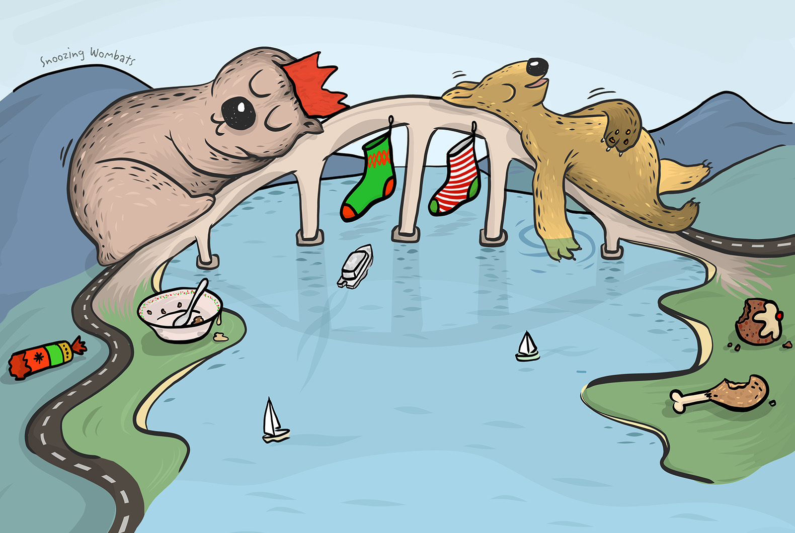 City of Hobart Christmas Graphic design, logos, business cards