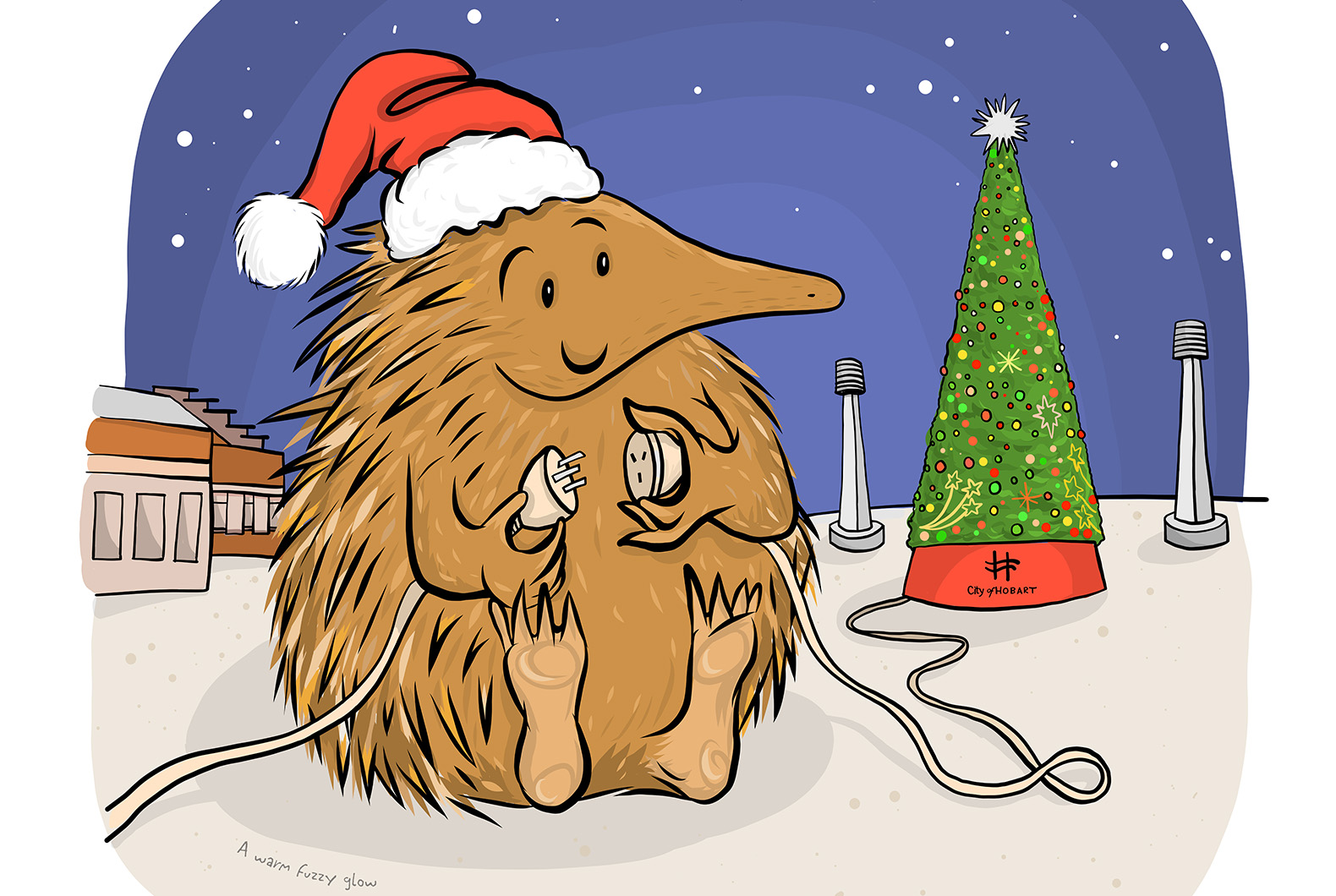 City of Hobart Christmas Graphic design, logos, business cards