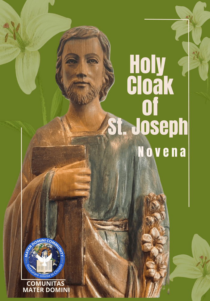 The Holy Cloak of Saint Joseph Novena CMD ORG