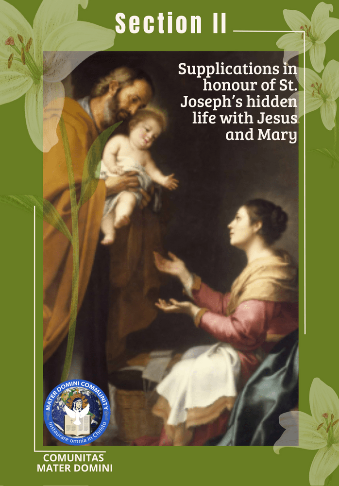 The Holy Cloak of Saint Joseph Novena CMD ORG