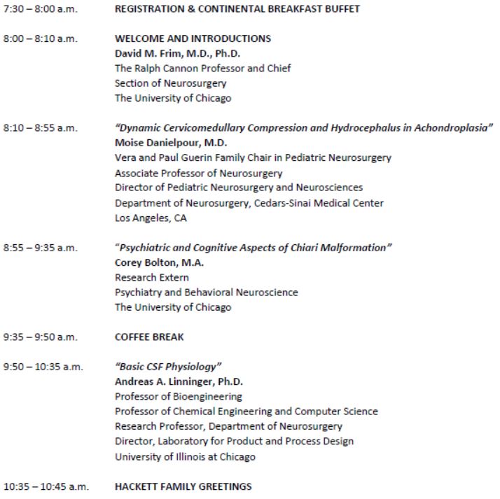 Margaret Hackett Family Center Program Symposium Center for