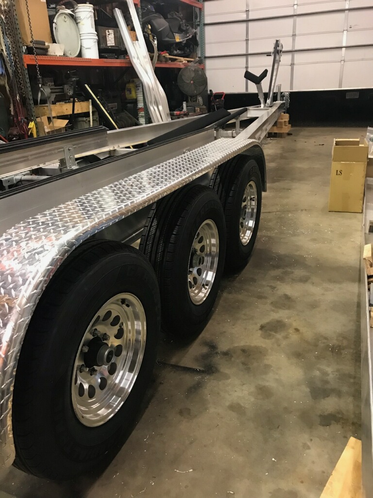 Aluminum I Beam Boat Trailers CMG Custom Trailers, Inc.