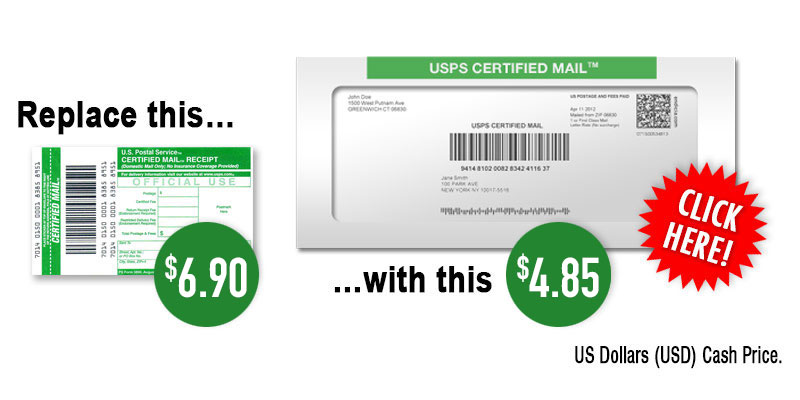 USPS Certified Mail Rates 2021 Certified Mail Labels Costs Certified