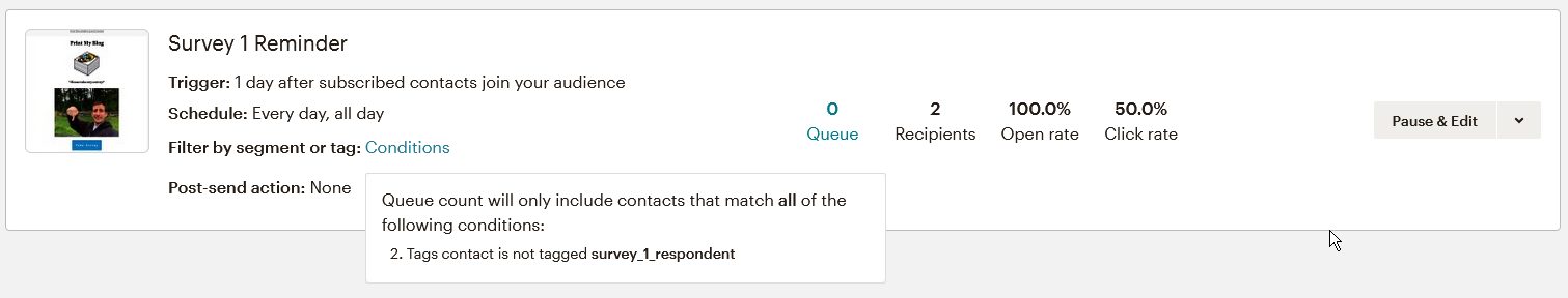How to Tag Your MailChimp Email List With FollowUp Surveys in
