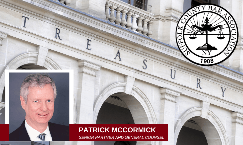 McCormick Elected Treasurer of Suffolk County Bar Association in