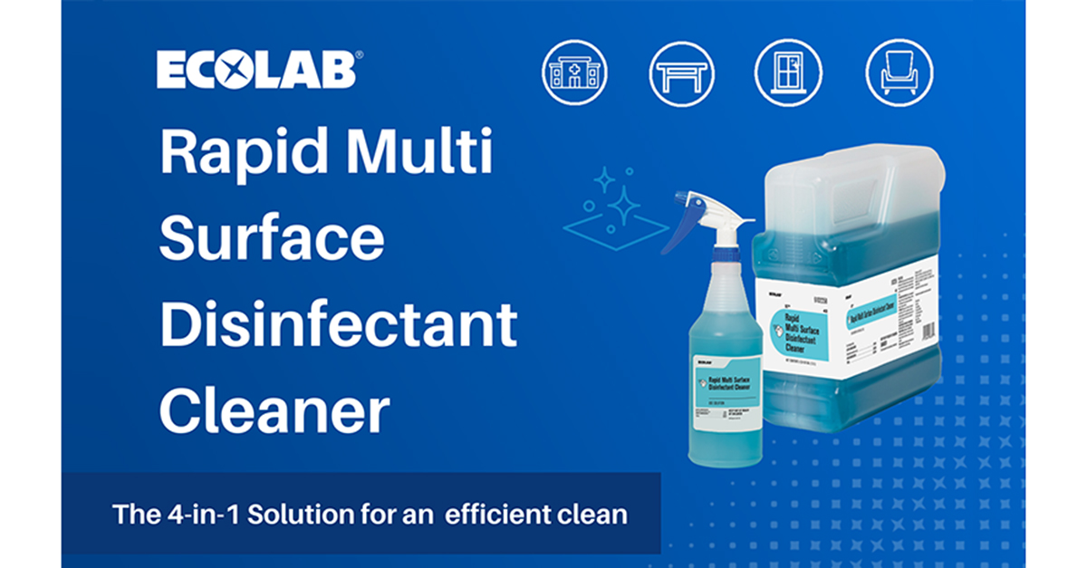 Meet the 4in1 Disinfectant Solution Commercial Cleaners Will Love