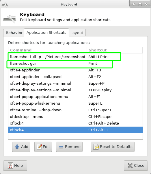 Using Flameshot screenshot