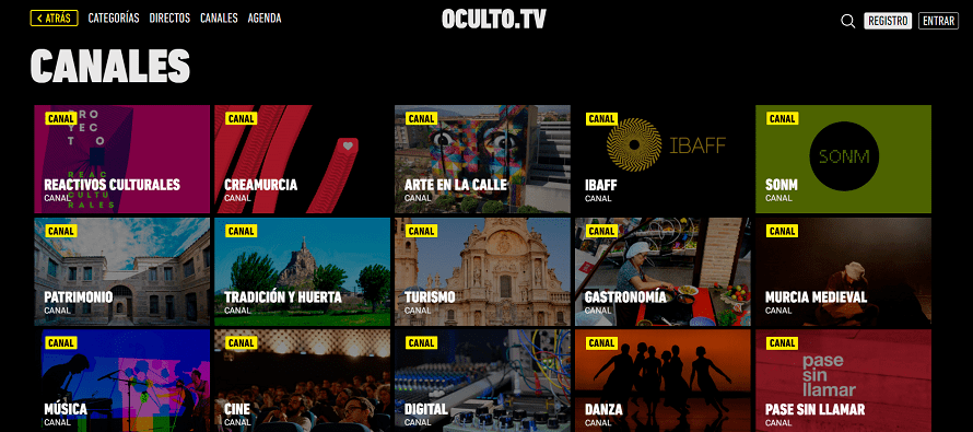 Oculto.tv, una nueva plataforma para el contenido audiovisual murciano