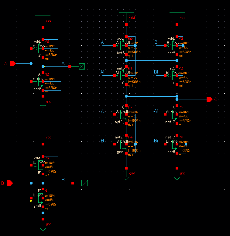 And Gate Transistor Level
