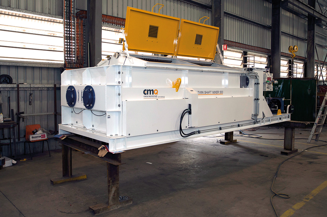 Pugmill Twin Shaft Mixer Pug Mill Machine Pug Mill For Sale CMQ