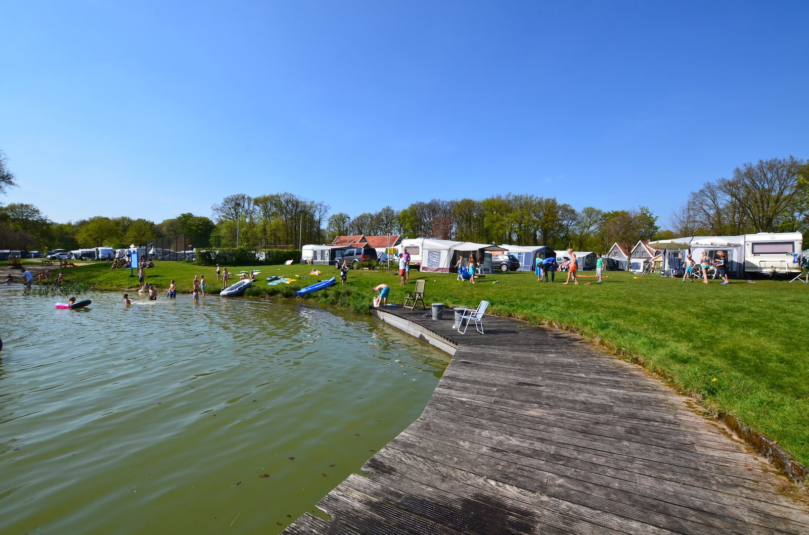 Camping met zwemvijver in Twente De Witte Berg