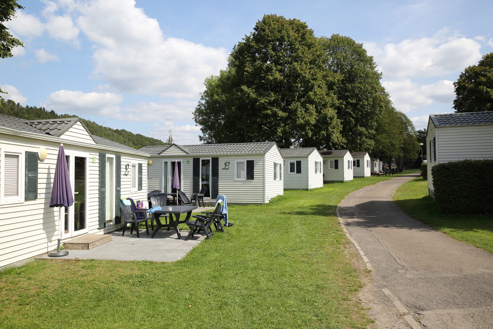 Vakantiehuisje Belgische Ardennen Camping Spa d'Or