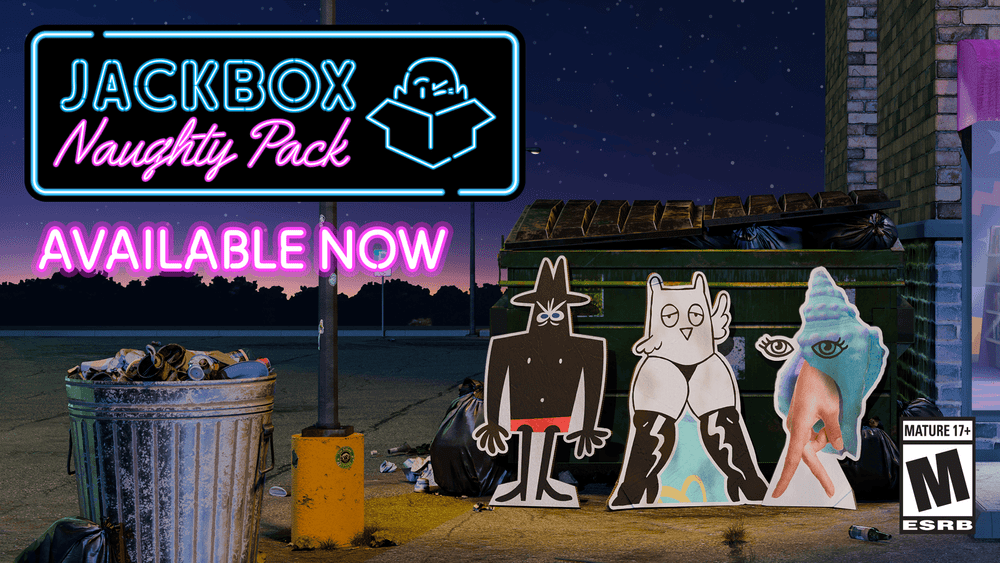 Jackbox Games The Jackbox Naughty Pack is now available on major
