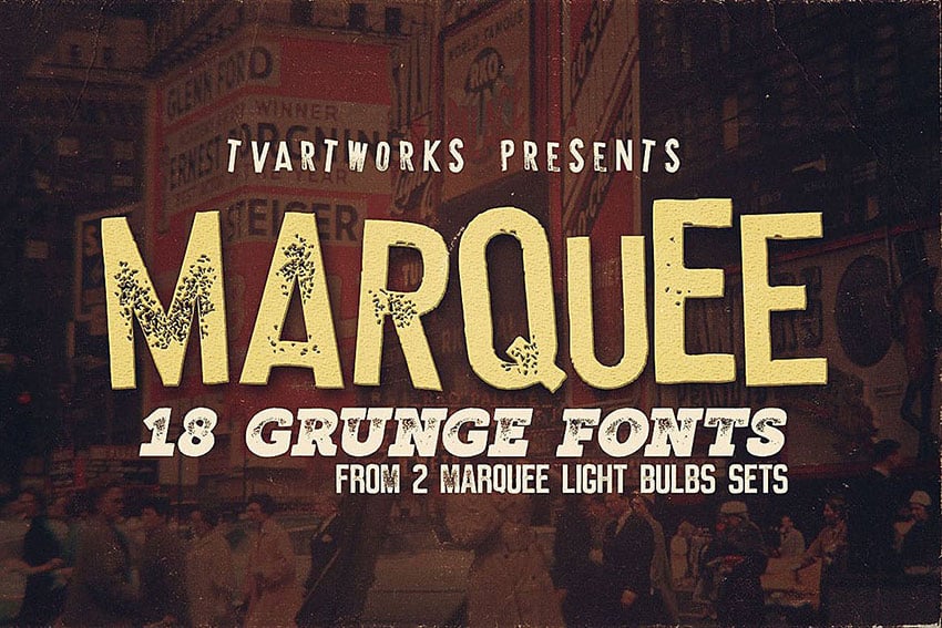 45 Best Textured Fonts (Brush, Distressed, Grunge, Metal and More!)