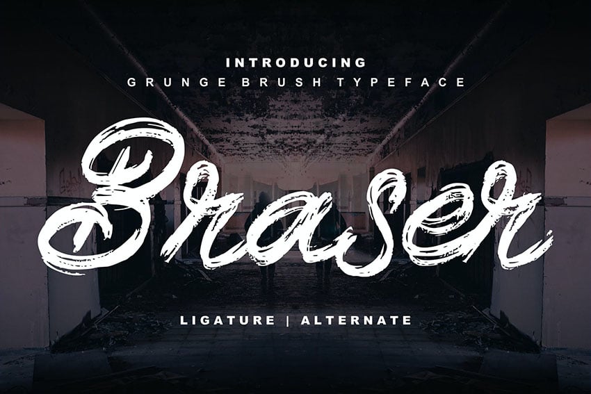45 Best Textured Fonts (Brush, Distressed, Grunge, Metal and More!)