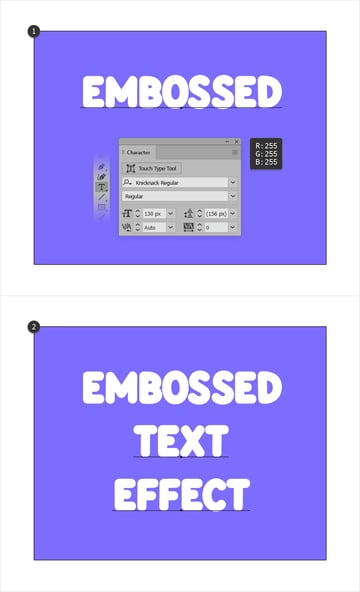 How to Emboss Text in Illustrator Envato Tuts+