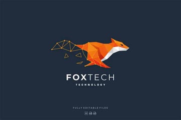 35 Cool Fox Logo Designs Envato Tuts+