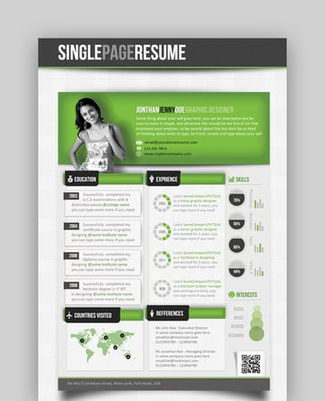 25+ Attractive (EyeCatching) Resume (CV) Templates for 2021