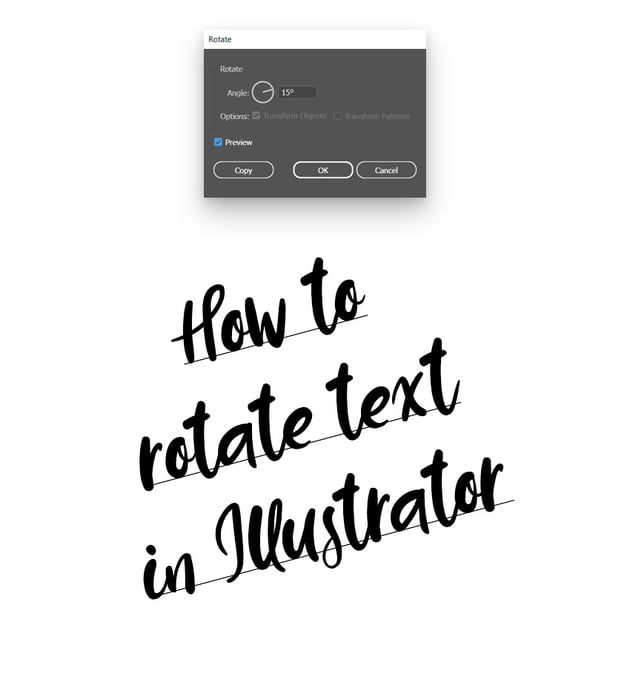How to Rotate Text in Illustrator Envato Tuts+
