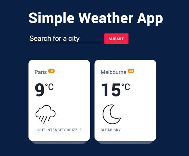Build a Simple Weather App With Vanilla JavaScript Envato Tuts+